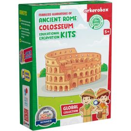 Arkerobox - Set arheologic educational si puzzle 3D, Roma antica, Colosseum JEMARK2247
