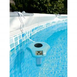 Termometru digital plutitor pentru piscina, cu mini-panou solar si acumulator, TFA 30.2033.20
