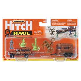 MATCHBOX HITCH&HAUL SET 2 VEHICULE MBX RODEO 1988 JEEP WAGONEER MBX PONY TRAILER SCARA 1:64 VIVMTH1235_HFH85