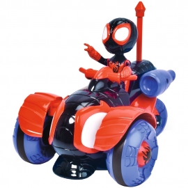 Masina Jada Toys RC Miles Morales Techno-Racer 1:24 17 cm cu telecomanda HUBS203223001