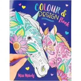 Carte de colorat 40 teme Miss Melody Colour and Design Depesche PT12452 BBJPT12452_Initiala