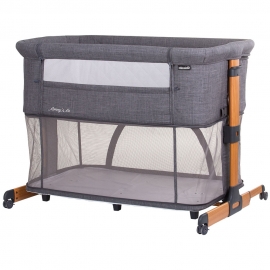 Patut Co-Sleeper si Tarc Chipolino Mommy 'n Me graphite wood HUBKOSMM0231GT