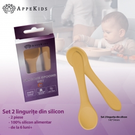 Set Lingurite din silicon, AppeKids - Honey KRTAK275510