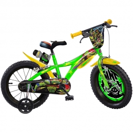 Bicicleta copii Dino Bikes 14' Testoasele Ninja HUBDB-614-MNT