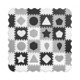 Puzzle din spuma, Jolly 4, 36 piese, 148x148 cm, Grey EKDmm5617