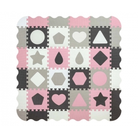 Puzzle din spuma, Jolly 4, 36 piese, 148x148 cm, Pink EKDmm5616
