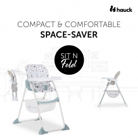 Scaun de hranire pentru bebelusi, Sit N Fold, Hauck, Space EKD64107-1