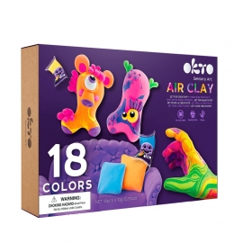 Set de Creatie Air Clay, Okto, 18 culori KRTOK70151