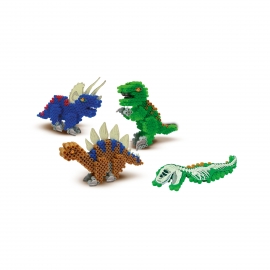Set creativ copii - Margele de calcat cu Dinozauri Beedz
