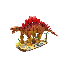 Dinozaur de jucarie - Set constructie Stegozaur (727 piese)
