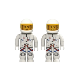 Jucarie - Seturi de constructie - Astronauti (mini figurine)