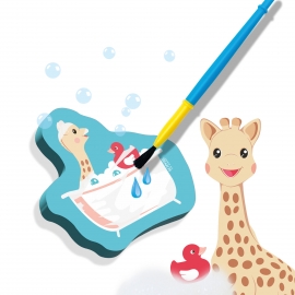 Girafa Sophie - Coloreaza cu apa in baie