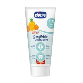 Pasta dinti pentru copii Chicco, fluor cu aroma de multi-fructe, 1-5 ani+ CHC10608-9