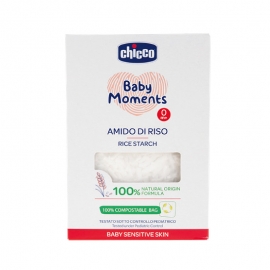 Amidon dermatologic din orez pentru baie Chicco Baby Moments Sensitive, 250g, 0 luni+ CHC10239-9