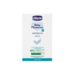 Sapun solid Chicco Baby Moments Skin, 100g, 0luni+ CHC10398-9