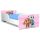 Pat Copii Paw Patrol Pink Model Creativ 2-12 ani Cu Saltea SafeNest 160x80 Cm  Ptv5348