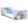Pat Copii Sofia 2 Model Creativ 2-6 ani Cu Saltea Inclusa 130x60 Cm Ptv5433