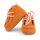 Botosei mocasini fetite BabyFox Portocaliu cu siret bicolor - FOX10312-1