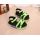 Sandale negre cu insertii verde neon li938-2-fl