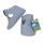 Sandale de botez T-bar (Marime: 17, Culoare nappa: blu)