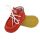 Botosei Mocasini Barefoot (Marime: 22, Culoare velur: Rosu Lollipop)