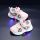 Adidasi roz cu luminite panda new style adt-19-1