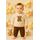 Costumas bebe ursulet cu buline, bluza crem si pantaloni maro – set 2 piese trmd655