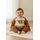 Set bluzita si pantaloni bebelus „happy little bear” - maro bbl39