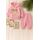 Set pufos hanorac si pantaloni welsoft - pink bbl74