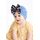 Caciulita bleu tip turban cu fundita inflorata mdx-21029-2-ct11