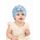 Caciulita bleu tip turban cu model ajurat si floare aplicata mdj0034-2-cd