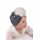 Caciulita gri tip turban din catifea cu floare aplicata mdx-20153-5