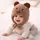 Caciulita maro pentru bebelusi - teddy mbwht105-2-sa8