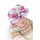 Caciulita tip turban inflorata cu dungi bleu si fundite in fata mbx-20021-3-ct2