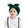 Caciulita verde tip turban din catifea cu perlute mdx-19088-2