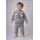 Set bebeluși baby go cu imprimare avion &ndash; bumbac confortabil bg3758-1