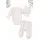 Set bebelus 3 piese body pantaloni caciula bumbac ribat cu inimioare trpb0159