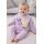 Set bebe fetita 2 piese lila cu iepurasi bluza maneca lunga pantaloni bumbac trpb0188