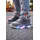 Adidasi gri cu luminite pentru baieti cyx adt-57