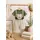 Donino, set pantalonasi cu tricou verde si bretele by90067-1