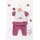 Compleu din 3 piese, tricou, pantaloni si bentita, iepuras, babyim, bumbac sbs2