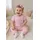 Compleu din doua piese, tricou si pantaloni scurti pentru bebelusi, babyim, model alsbs7, bumbac sbs7