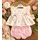 Compleu din doua piese din muselina, bumbac, bebly kids tram1-1