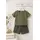 Set din doua piese tricou si pantaloni scurti, donino, litera m tram1-2