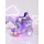 Adidasi cu lumini led, model ponei, piele ecologica, fete, mov adt-19-1