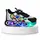 Adidasi cu lumini led pentru baieti, cosmonaut, piele ecologica, multicolor adt-60-1