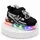 Pantofi sport cu lumini led, model accesoriu cu ursulet, piele ecologica, negru adt-31-1