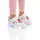 Pantofi sport cu lumini led, model capsunele, piele ecologica, fete, alb adt-19-1