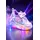 Pantofi cu luminite led, model papusica cu invartitoare, piele ecologica, fete, mov adt-19-1