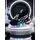 Pantofi sport cu lumini led, model accesoriu cu ursulet, piele ecologica, negru adt-31-1